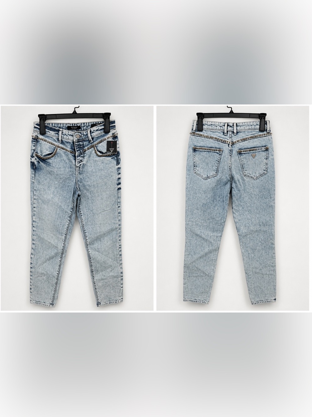Guess Light Wash Blue High-Rise Jeans